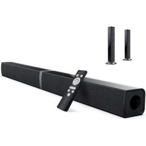 Sound Bar, Sound Bar for TV Split Soundbar Wired&  Wireless  Bluetooth Sound Bar